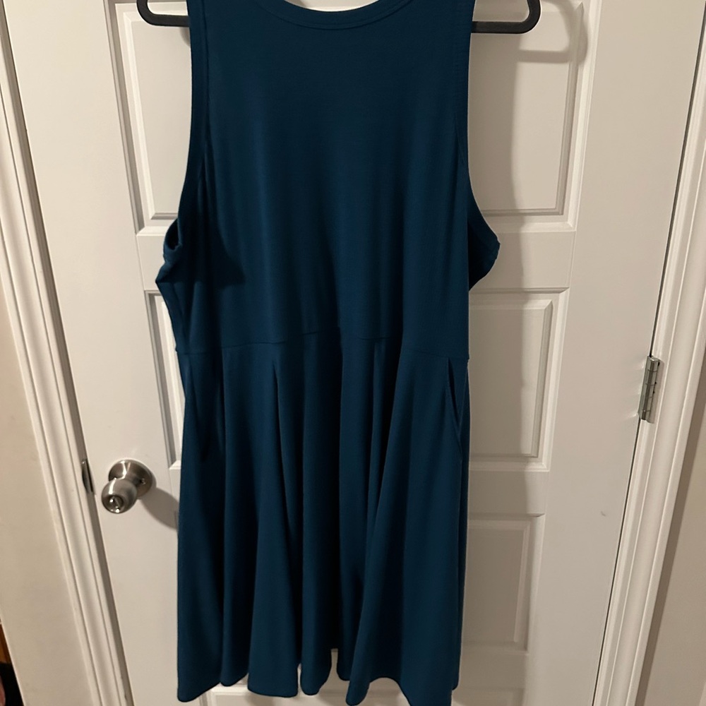Torrid Teal Sleeveless Dress